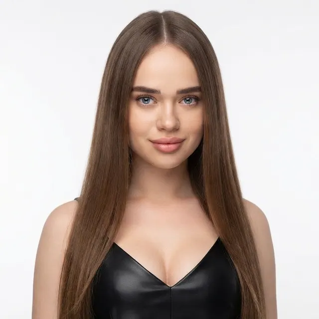 Headshot on white