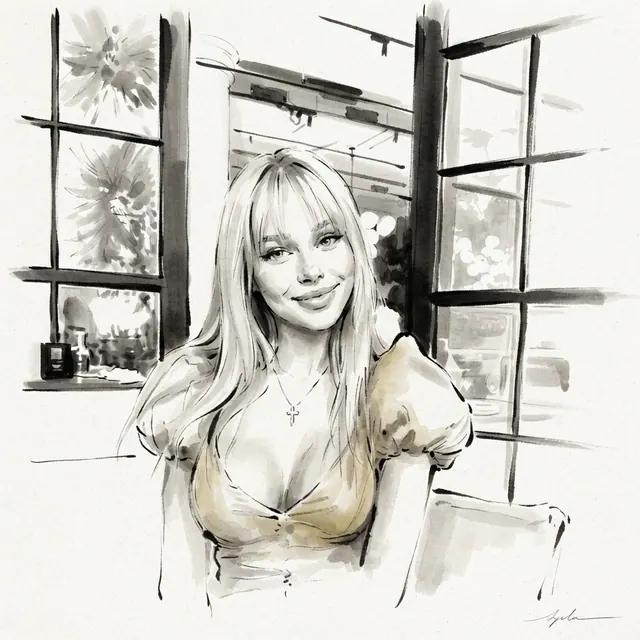 Ink wash