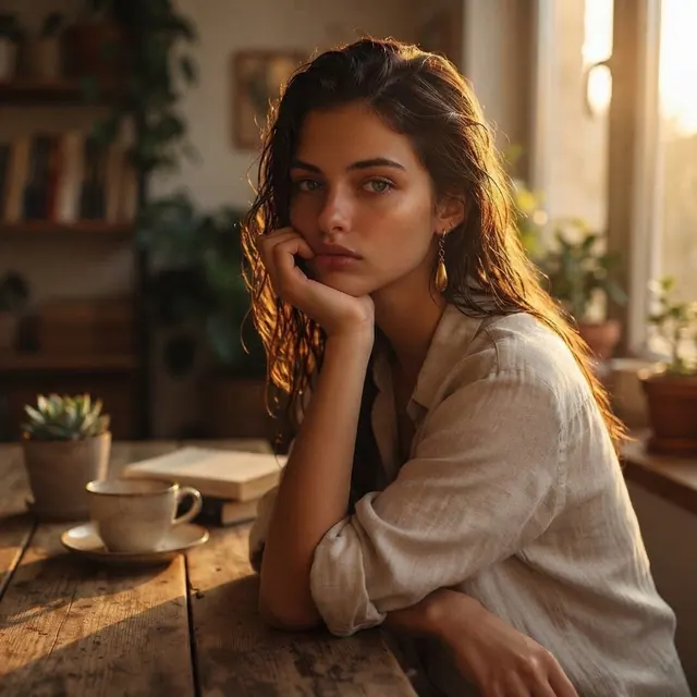 Chin on hand