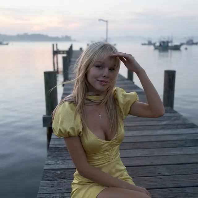 Morning pier
