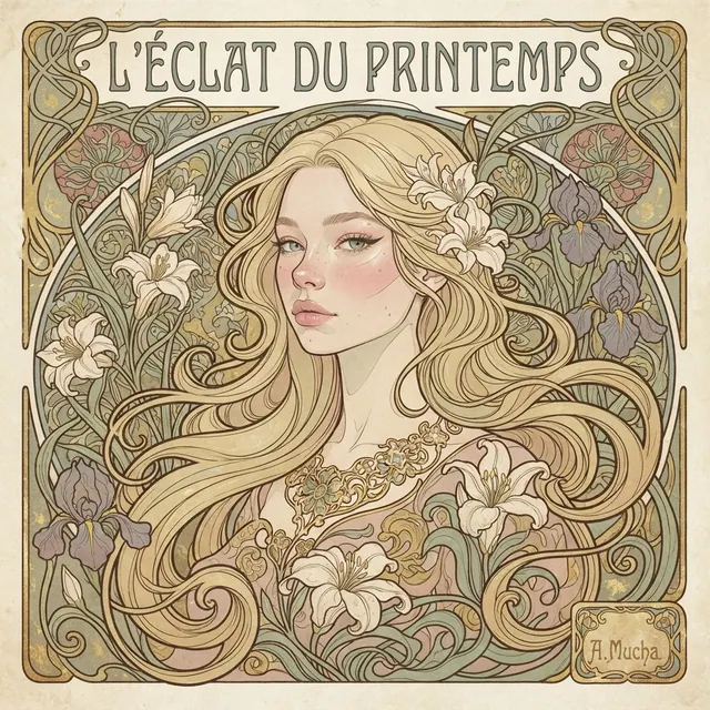 Art Nouveau poster